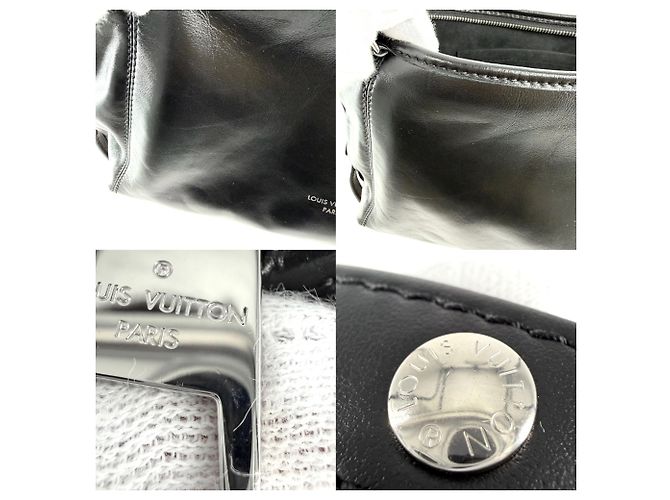 Borsa Louis Vuitton LV Vibe Carryall EW da donna Nero Bianco Multicolore Monogramma - vista 6