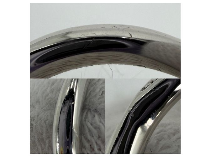 Chanel Camellia Collection Half Eternity Ring für Damen Silber Weiß - Ansicht 7