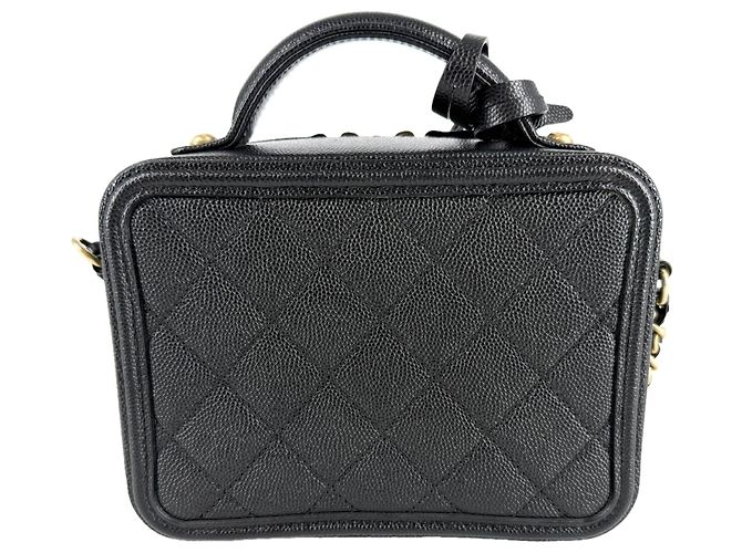 Borsa Vanity Chanel Matelassé Nera Nero - vista 2