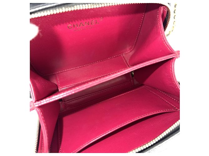 Borsa Vanity Chanel Matelassé Nera Nero - vista 4