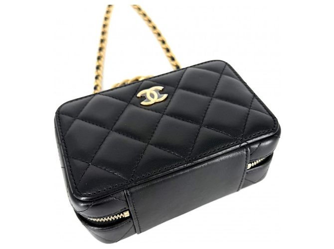 Timeless Bolsa Chanel Matelassé Coco Mark Mini Preto - vista 3
