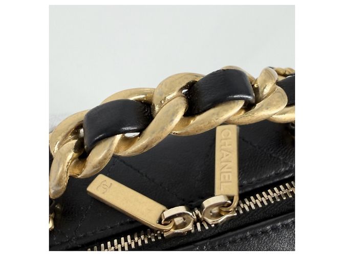 Timeless Bolsa Chanel Matelassé Coco Mark Mini Preto - vista 6