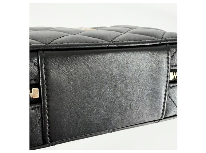 Timeless Bolsa Chanel Matelassé Coco Mark Mini Preto - vista 7