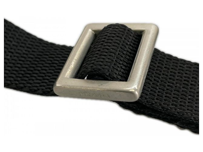 Borsa a tracolla Prada in nylon Nero - vista 13