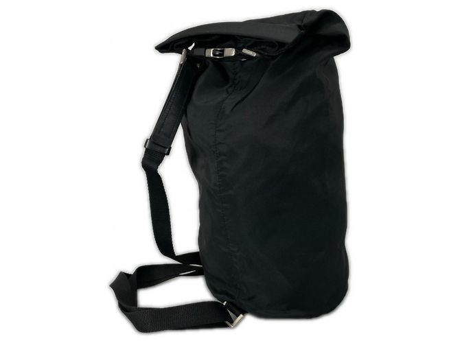 Borsa a tracolla Prada in nylon Nero - vista 2