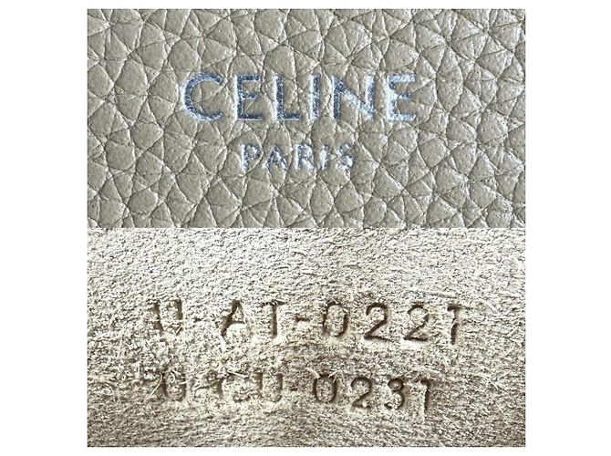 Céline Celine Luggage Micro Shopper Handbag Brown White - view 5