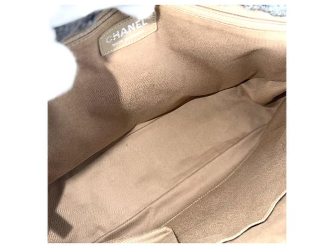 Timeless Borsa a mano Chanel da donna Borsa a tracolla Matelassé Marrone Bianco - vista 4