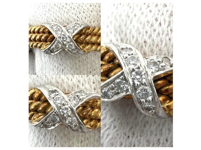 Anello da donna Tiffany & Co. Bianco Giallo - vista 4