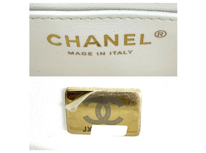 Borsa a tracolla Mini Flap da donna Chanel Bianco - vista 5