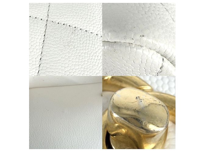 Borsa a tracolla Mini Flap da donna Chanel Bianco - vista 6