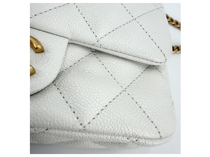 Borsa a tracolla Mini Flap da donna Chanel Bianco - vista 7