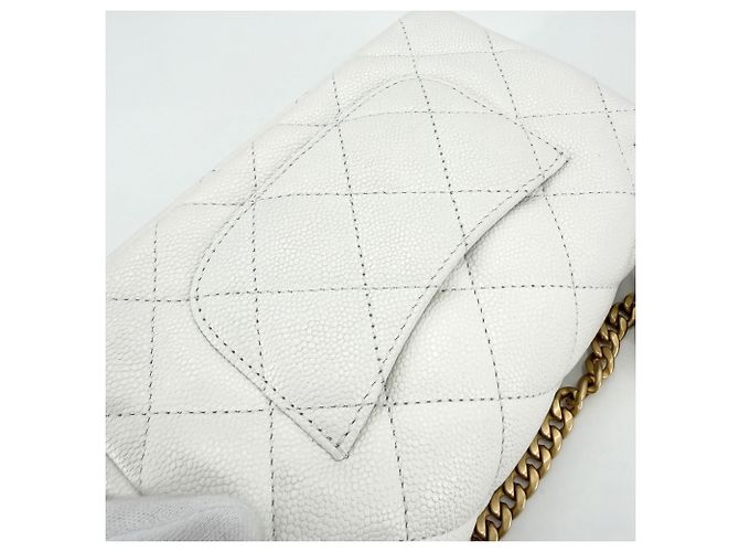 Borsa a tracolla Mini Flap da donna Chanel Bianco - vista 9