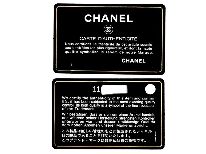 Borsa a tracolla Chanel in pelle verniciata Nero Bianco - vista 10