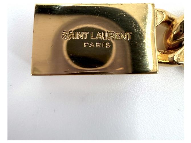 Bracciale con ciondolo dorato Saint Laurent D'oro - vista 3