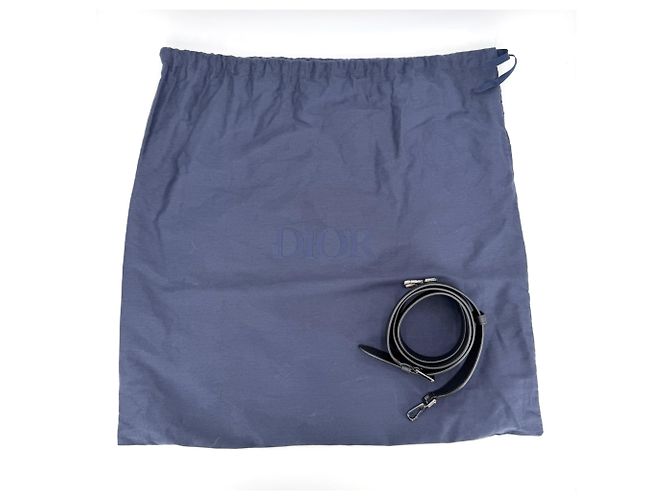 Borsa a tracolla Christian Dior Pillow Saddle Flap da uomo Nero - vista 11