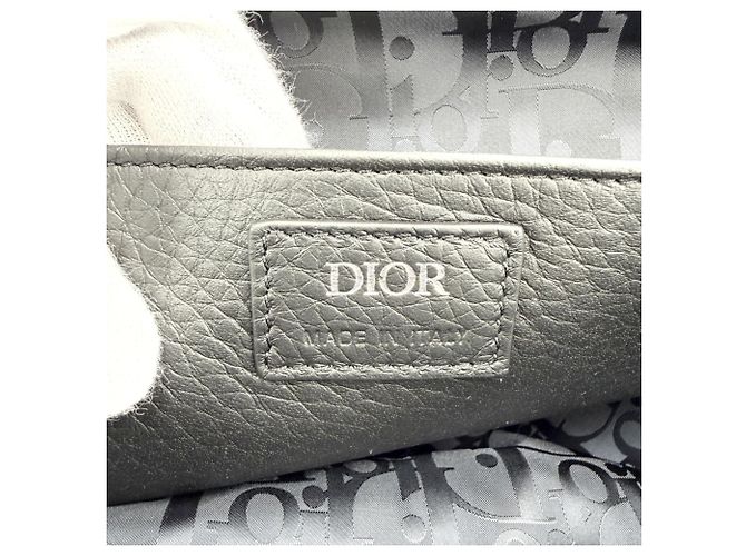 Borsa a tracolla Christian Dior Pillow Saddle Flap da uomo Nero - vista 4