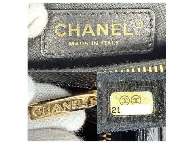 Sac cabas à chaîne Chanel GST Matelassé pour femme Noir - vue 6