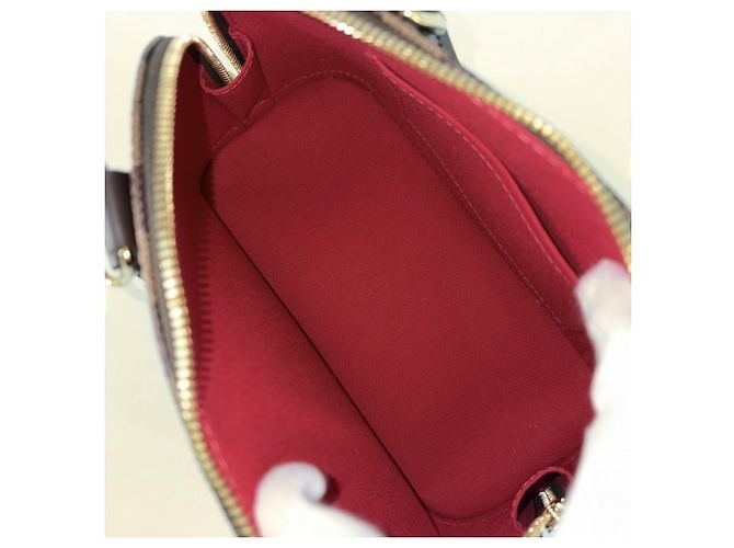 Borsa Louis Vuitton Damier Alma BB Marrone - vista 4