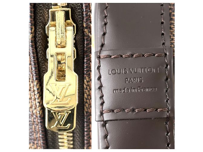 Borsa Louis Vuitton Damier Alma BB Marrone - vista 5