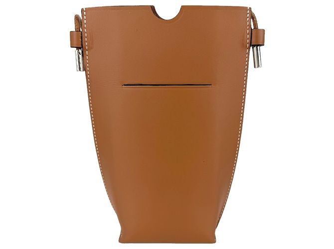 Borsa a tracolla Loewe Anagram Gate Pocket Marrone - vista 2