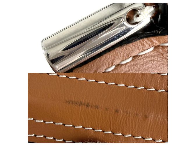 Borsa a tracolla Loewe Anagram Gate Pocket Marrone - vista 7