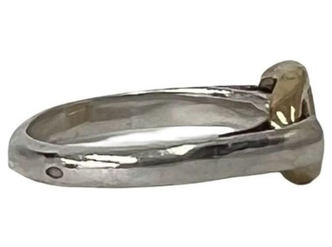 Hermès HERMES Vintage Chaine d'Ancre Ring Silber Golden - Ansicht 5