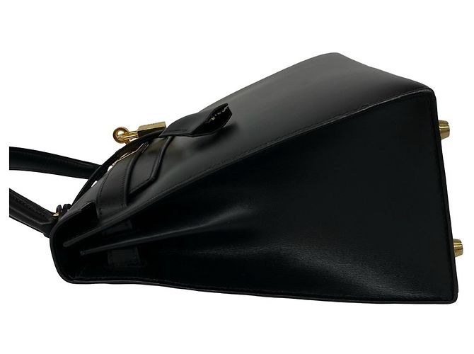 Hermès Borsa Hermes Kelly 28 in pelle Box Calf Nera Nero - vista 5