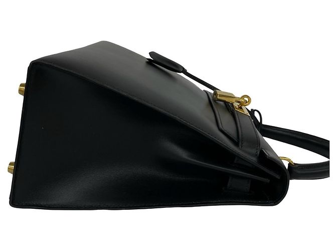 Hermès Borsa Hermes Kelly 28 in pelle Box Calf Nera Nero - vista 6