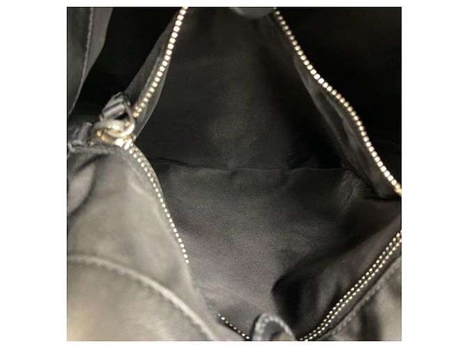 Tote Borsa Boston Prada in nylon nero e pelle - vista 10