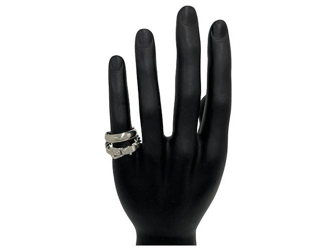 Hermès HERMES Boucles Sellier Inflexible Ring Silber - Ansicht 2