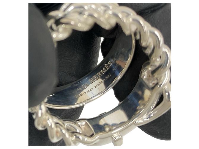 Hermès HERMES Boucles Sellier Inflexible Ring Silber - Ansicht 3