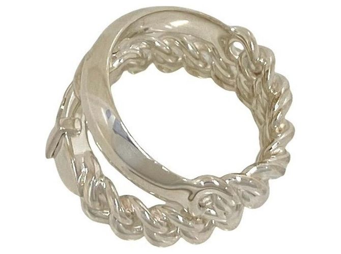 Hermès HERMES Boucles Sellier Inflexible Ring Silber - Ansicht 4