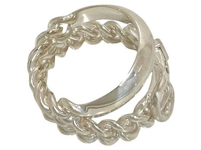 Hermès HERMES Boucles Sellier Inflexible Ring Silber - Ansicht 5