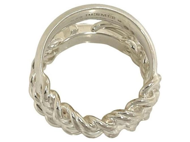 Hermès HERMES Boucles Sellier Inflexible Ring Silber - Ansicht 6