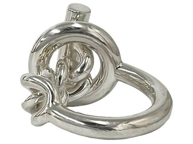 Hermès Hermes Croisette Bandring Silber - Ansicht 6