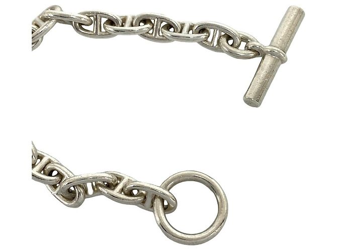 Hermès Bracciale con Charms Hermes Chaine d'Ancre MM Argento - vista 4