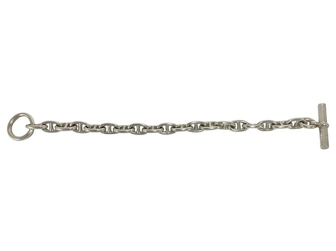 Hermès Bracciale con Charms Hermes Chaine d'Ancre MM Argento - vista 5