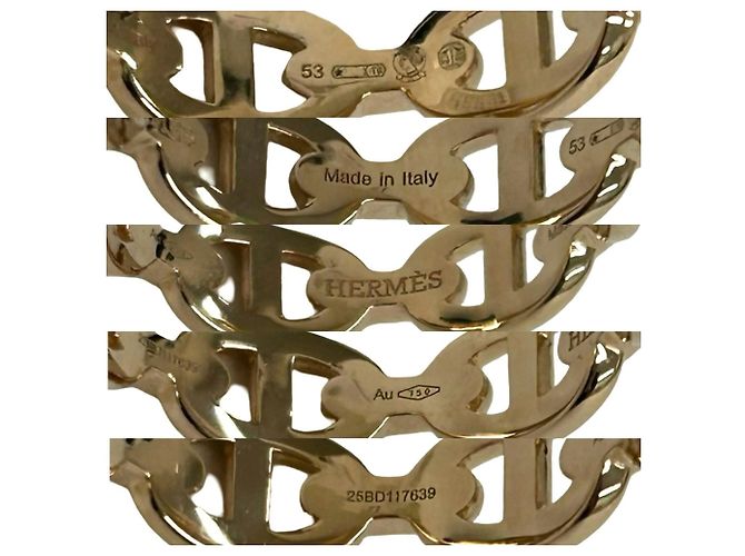 Hermès HERMES Chaine d'Ancre Enchainée PM Ring Golden - Ansicht 3