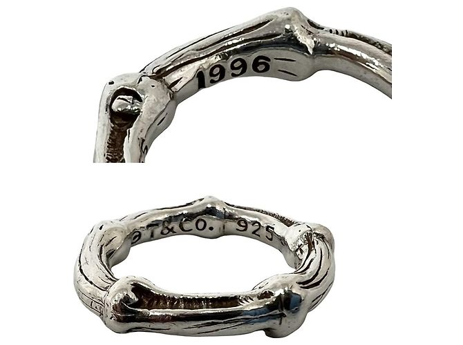 Tiffany & Co Tiffany Vintage Bamboo Band Ring Silber - Ansicht 3