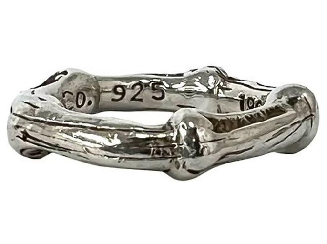 Tiffany & Co Tiffany Vintage Bamboo Band Ring Silber - Ansicht 4