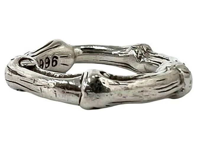 Tiffany & Co Tiffany Vintage Bamboo Band Ring Silber - Ansicht 6