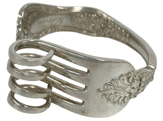 Tiffany & Co Bracciale Rigido Tiffany Vintage Cutlery Argento - vista 4