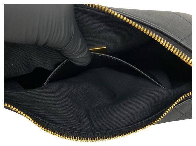 Borsa hobo Chanel in pelle nera Nero - vista 10