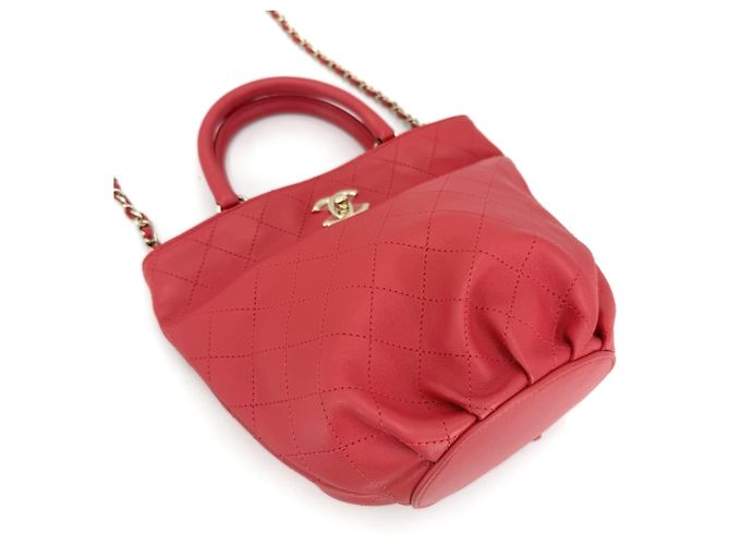 Borsa Matelassé da donna Chanel Rosso - vista 3