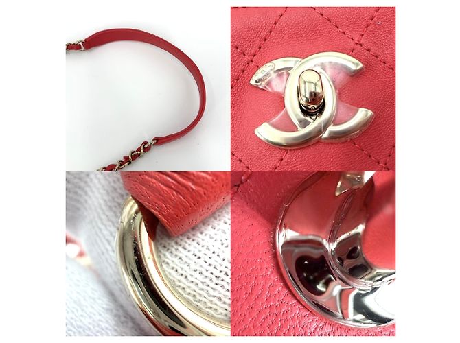 Borsa Matelassé da donna Chanel Rosso - vista 6
