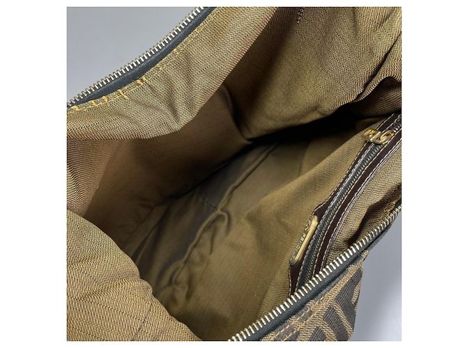 Borsa monospalla Zucca da donna Fendi Marrone - vista 11