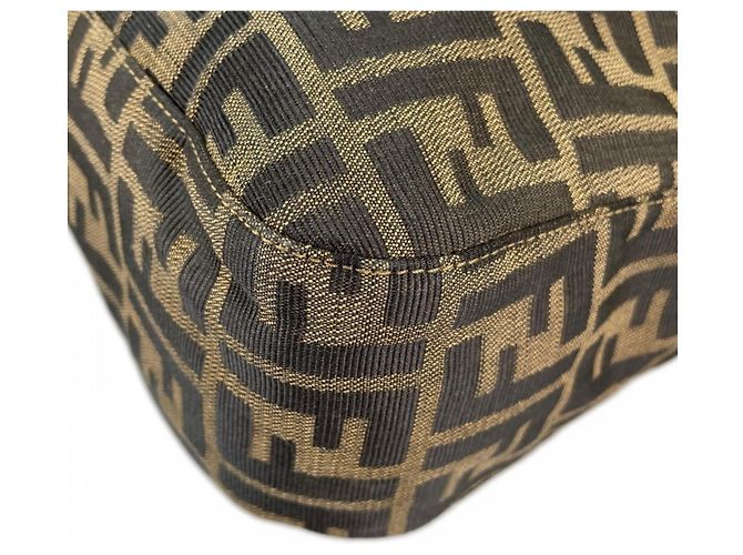 Borsa monospalla Zucca da donna Fendi Marrone - vista 8