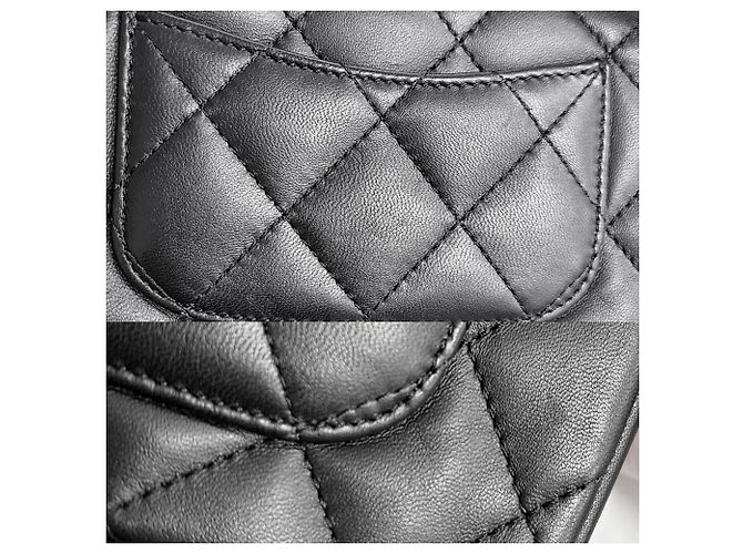 Borsa a tracolla Chanel Mini Matelassé Nero - vista 7