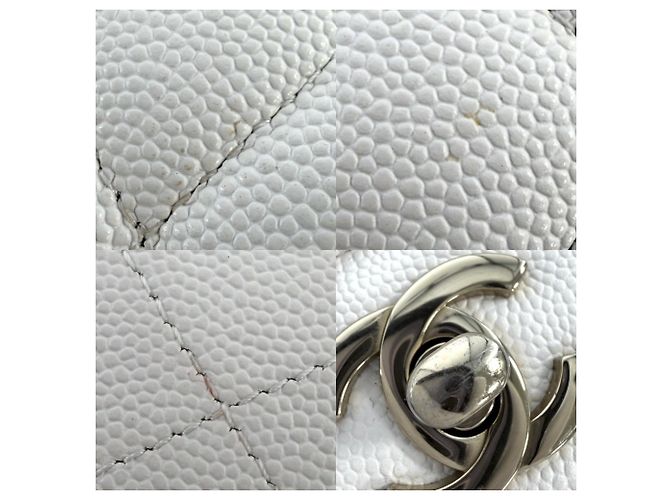 Timeless Chanel Matelassé 25 Shoulder Bag White - view 6