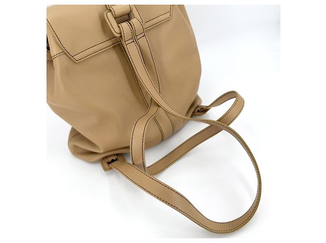 Zaino in pelle marrone da donna Chanel - vista 10